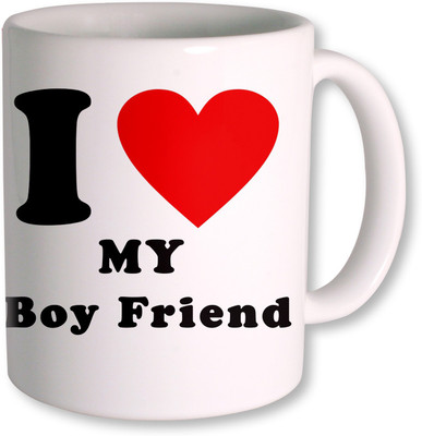 64% OFF on Photogiftsindia I Love Boyfriend Ceramic Mug 350 g