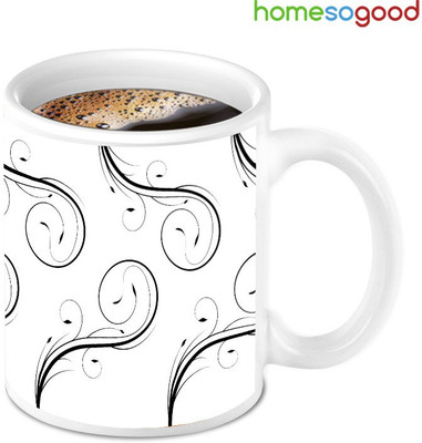 41% OFF on Home So Good Awesome Black & White Pattern Ceramic Mug 280 ml 41% OFF on Home So Good Awesome Black & White Pattern Ceramic Mug 280 ml