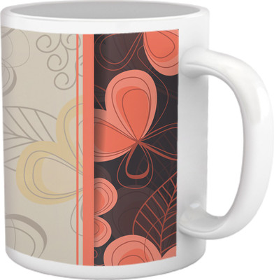 50% OFF on Tiedribbons Pure Vanity_Tru Concept_Vintage Barbie Blue Pattern Ceramic Mug 325 ml