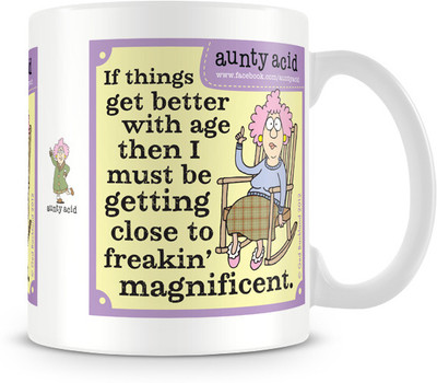 35% OFF on Tashanstreet Aunty Acid Things Get Better With Age Ceramic Mug