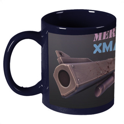 56% OFF on Amy Merry Xmas Dark Blue Ceramic Mug 330 ml