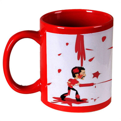 68% OFF on AMY Red And Black Holi Palying Cartooons Red Ceramic Mug 325 ml 68% OFF on AMY Red And Black Holi Palying Cartooons Red Ceramic Mug 325 ml