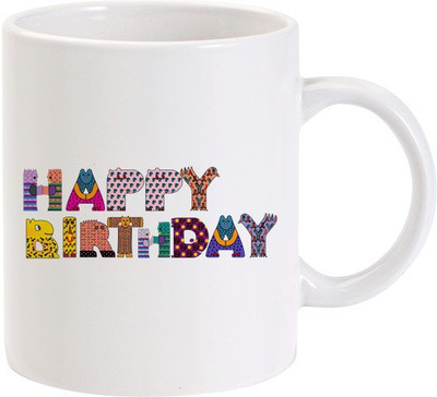 50% OFF on Lolprint 011 Happy Birthday Ceramic Mug 325 ml 50% OFF on Lolprint 011 Happy Birthday Ceramic Mug 325 ml