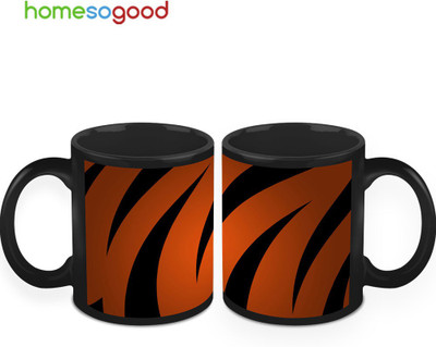 37% OFF on HomeSoGood Skin Of Tiger Pack Of 2 Ceramic Mug 325 ml, Pack of 2 37% OFF on HomeSoGood Skin Of Tiger Pack Of 2 Ceramic Mug 325 ml, Pack of 2