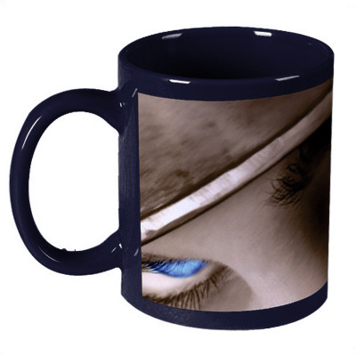 56% OFF on Amy Pretty Blue Eyes Dark Blue Ceramic Mug 330 ml 56% OFF on Amy Pretty Blue Eyes Dark Blue Ceramic Mug 330 ml