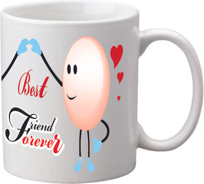 63% OFF on Mugwala Best Friend Ceramic Mug