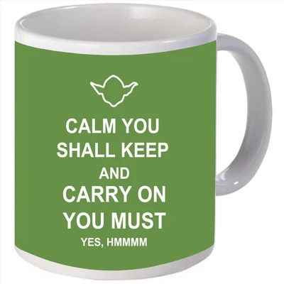 Snoogg Calm you shall keep and carry on you must yes, hmmmm Ceramic Mug