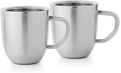 Mosaic CAPPCCUINO OF 2-SMALL Stainless Steel Mug Pack of 4 Mosaic CAPPCCUINO OF 2-SMALL Stainless Steel Mug Pack of 4
