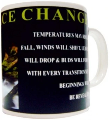 26% OFF on Everyday Gifts Success Gift - Embrace Change Ceramic Mug 400 ml