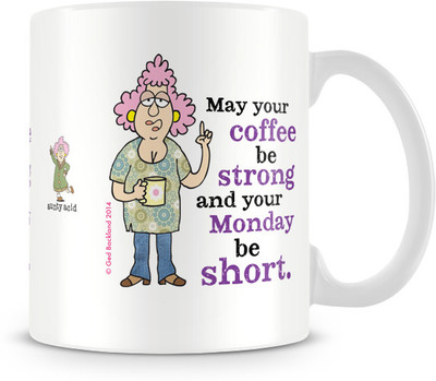 35% OFF on Tashanstreet Aunty Acid May Your Coffee Be Strong Ceramic Mug
