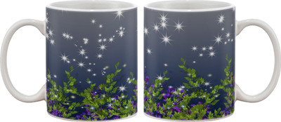 15% OFF on Artifa Plants At Night Porcelain, Ceramic Mug 350 ml