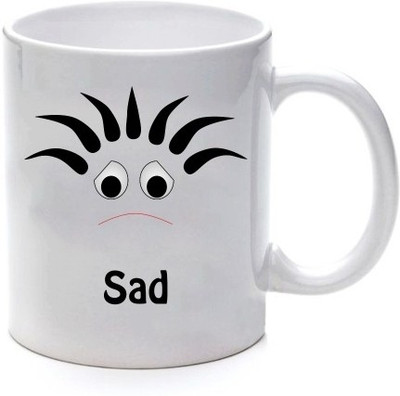 45% OFF on Printland Sad Emotion Ceramic Mug 350 ml 45% OFF on Printland Sad Emotion Ceramic Mug 350 ml