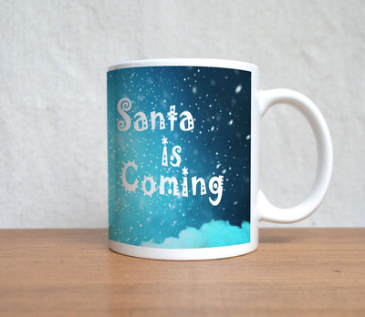 60% OFF on StyBuzz Santa Is Coming Christmas Tree Christmas Ceramic Mug 300 ml 60% OFF on StyBuzz Santa Is Coming Christmas Tree Christmas Ceramic Mug 300 ml
