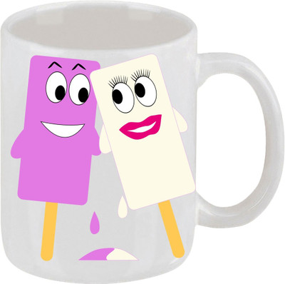 16% OFF on Ellicon 141 Ice Cream Girl And Boy Ceramic Mug 16% OFF on Ellicon 141 Ice Cream Girl And Boy Ceramic Mug