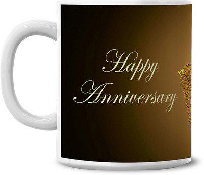 50% OFF on Lovely Collection Anniversary Party Ceramic Mug