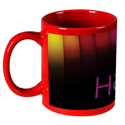 68% OFF on AMY Gradient Colors Art With Happy Holi Message Red Ceramic Mug 325 ml 68% OFF on AMY Gradient Colors Art With Happy Holi Message Red Ceramic Mug 325 ml