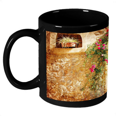 61% OFF on AMY Beautiful Green Door Flower Ceramic Mug 325 ml 61% OFF on AMY Beautiful Green Door Flower Ceramic Mug 325 ml