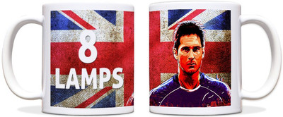60% OFF on ShopMantra Frank Lampard England Football Black Ceramic Mug 300 ml