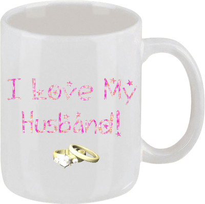 16% OFF on Ellicon 13 I Love My Husband Ceramic Mug