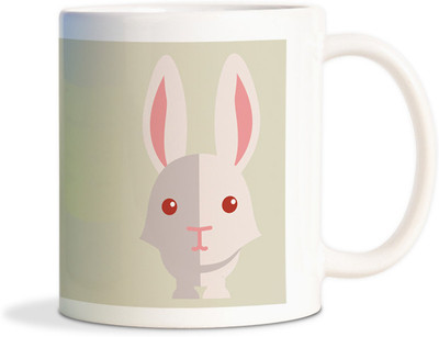 AMY Baby Rabbit Cute Coffee Ceramic Mug AMY Baby Rabbit Cute Coffee Ceramic Mug