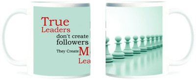 50% OFF on Refeel Gifts True Leaders Create More Leaders Ceramic Mug 325 ml