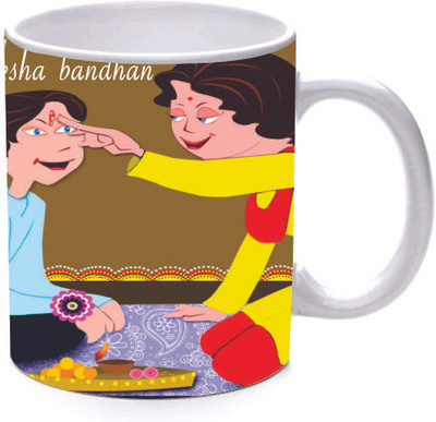 45% OFF on Printland Rakhi and Love Ceramic Mug 45% OFF on Printland Rakhi and Love Ceramic Mug