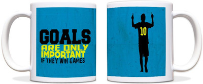 60% OFF on ShopMantra Lionel Messi Quote Black Ceramic Mug 300 ml