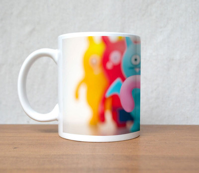 50% OFF on StyBuzz Funny Faces Porcelain Mug 300 ml