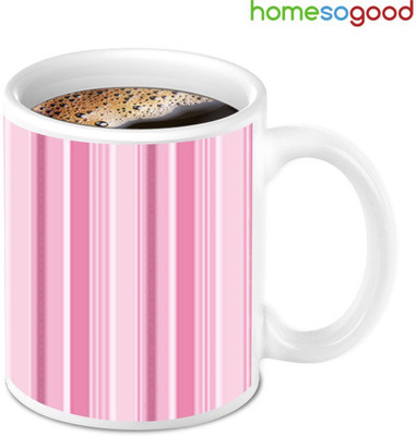 41% OFF on Home So Good Light Pink Special With Pattern Ceramic Mug 280 ml