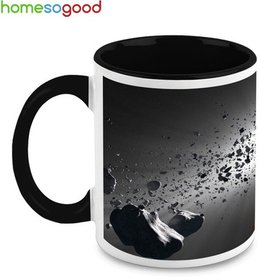33% OFF on HomeSoGood A Belt Of Asteroids Ceramic Mug 325 ml