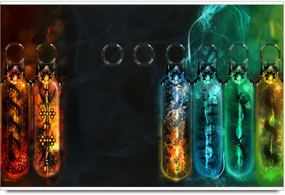 75% OFF on Colorful Bottle Paper Print 75% OFF on Colorful Bottle Paper Print