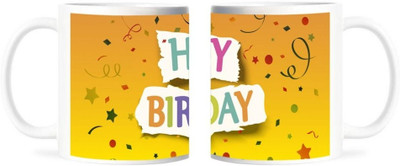 50% OFF on Refeel Gifts Happy Birthday Ceramic Mug 325 ml 50% OFF on Refeel Gifts Happy Birthday Ceramic Mug 325 ml