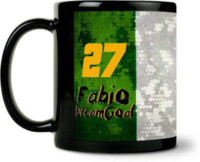 36% OFF on ShopMantra Fabio Quagliarella Italy Football Ceramic Mug 300 ml