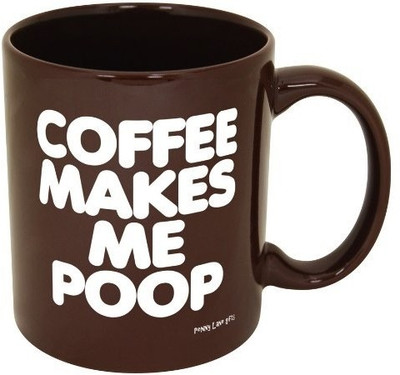 40% OFF on Teeskart Coffee Makes Me Poop Porcelain Mug 300 ml 40% OFF on Teeskart Coffee Makes Me Poop Porcelain Mug 300 ml