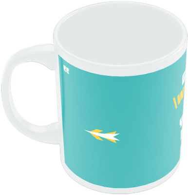29% OFF on PosterGuy Give Wings to Your Idea Motivational Quote Ceramic Mug 280 ml