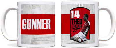 60% OFF on ShopMantra Theo Walcott Footballer Black Ceramic Mug 300 ml