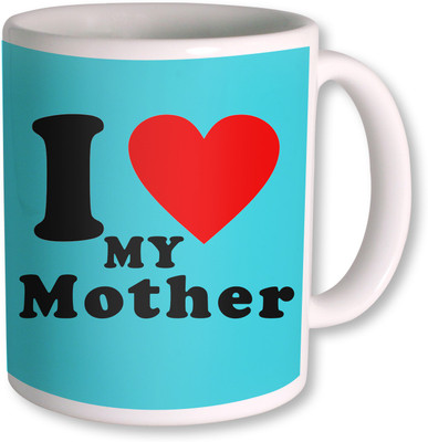 57% OFF on Photogiftsindia I Love Mother Colorfull Ceramic Mug 350 g