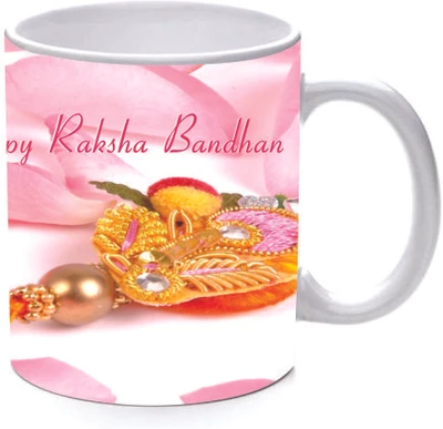 39% OFF on Printland Rakhi Ceramic Mug