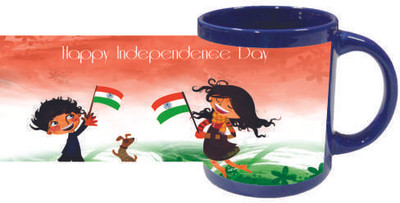 46% OFF on Printland Independence Day Ceramic Mug