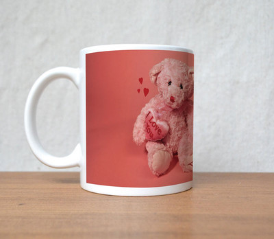 60% OFF on StyBuzz teddy valentine Porcelain Mug 300 ml 60% OFF on StyBuzz teddy valentine Porcelain Mug 300 ml