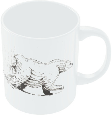 18% OFF on PosterGuy Global Warming Bear Ceramic Mug 300 ml