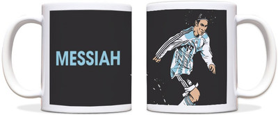 60% OFF on ShopMantra Lionel Messi The legend Black Ceramic Mug 300 ml