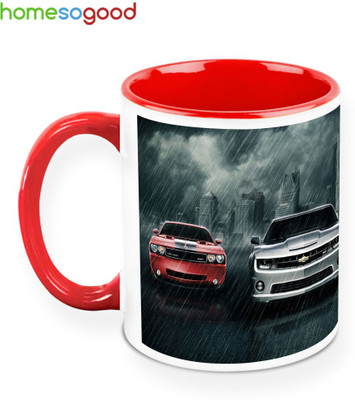 33% OFF on HomeSoGood Speedy Cars On Ceramic Mug 280 ml 33% OFF on HomeSoGood Speedy Cars On Ceramic Mug 280 ml