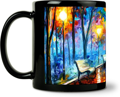 36% OFF on ShopMantra Canvas Painting Couple Ceramic Mug 300 ml