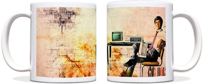 65% OFF on ShopMantra Vintage Computer Black Ceramic Mug 300 ml