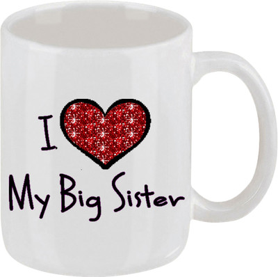 16% OFF on Ellicon 24 I Love My Big Sister Ceramic Mug