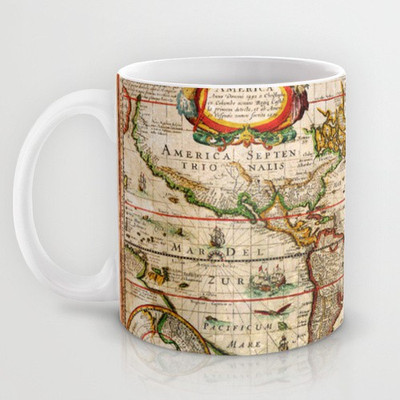 58% OFF on Astrode Vintage Map Ceramic Mug 325 ml 58% OFF on Astrode Vintage Map Ceramic Mug 325 ml