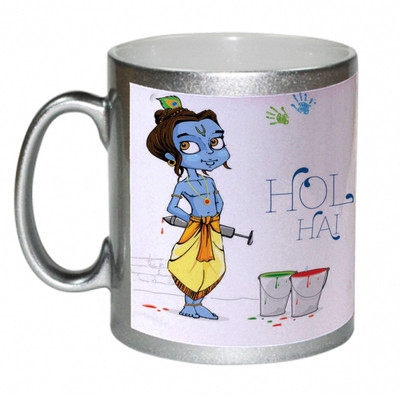 55% OFF on AMY Cute Krishna Cartoon Holi Hai Ceramic Mug 325 ml 55% OFF on AMY Cute Krishna Cartoon Holi Hai Ceramic Mug 325 ml