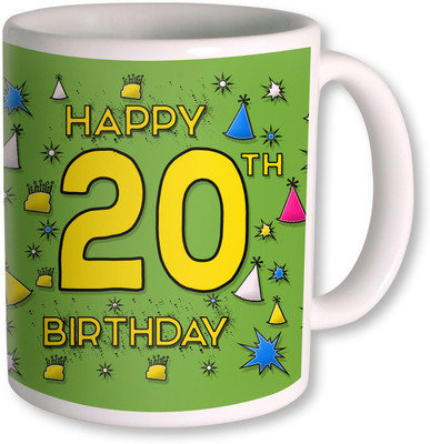 58% OFF on Photogiftsindia 20th Happy Birthday Coffee Ceramic Mug 350 ml 58% OFF on Photogiftsindia 20th Happy Birthday Coffee Ceramic Mug 350 ml
