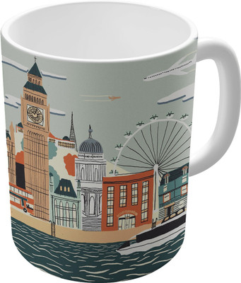 80% OFF on The Fappy Store London Ceramic Mug 300 ml